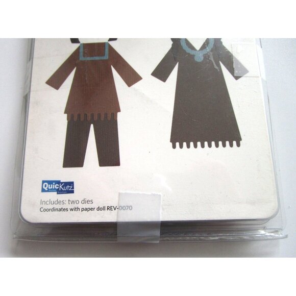 QuicKutz "Native American Cost"- 2 Die Cuts "REV 0073 Revolution Die" - 2007 NOS - Picture 3 of 7